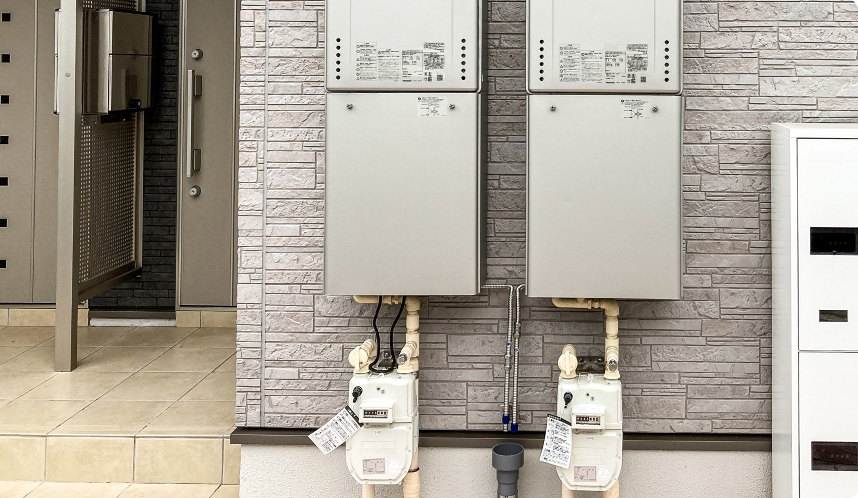 ガス機器の設置